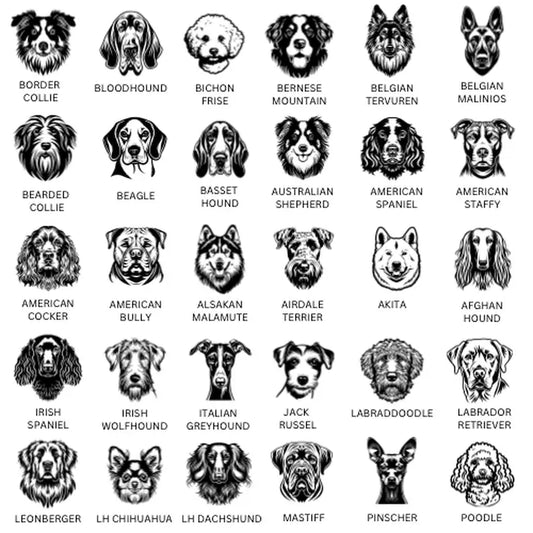 Dog Breed Golf Ball Marker