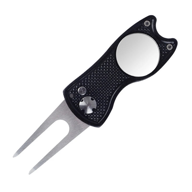 1pc Premium Folding Aluminum Golf Divot Repair Tool
