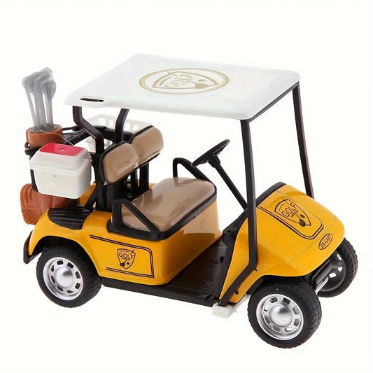 Premium 1:36 Scale Alloy Golf Cart Model- Durable Zinc Alloy, Great for Collectors& Decorative, Golf Accessories