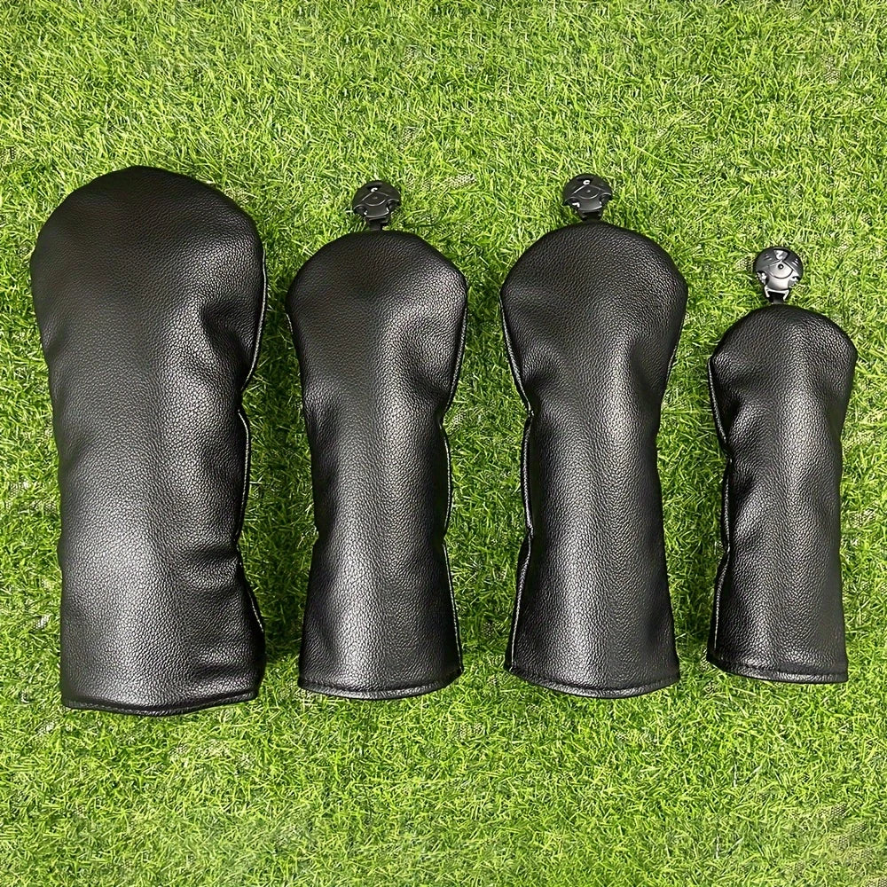 Personalisable Leather Golf Club Head Covers