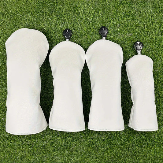Personalisable Leather Golf Club Head Covers