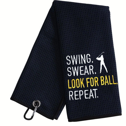 Embroided Golf Towel Funny