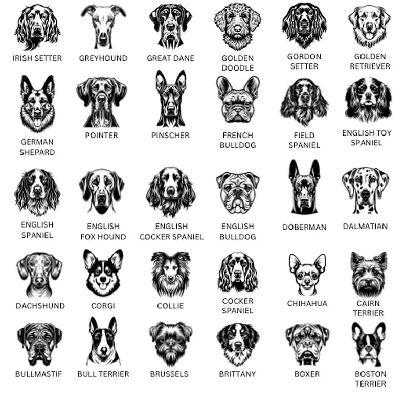 Dog Breed Golf Ball Marker