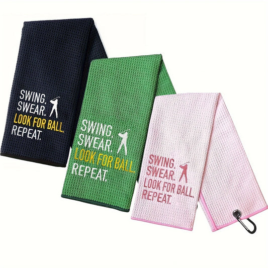 Embroided Golf Towel Funny