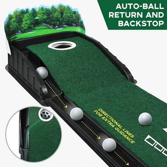 Putting Mat Auto Return