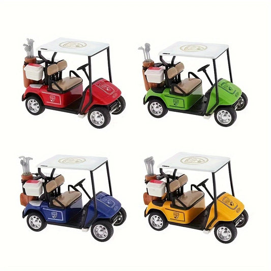 Premium 1:36 Scale Alloy Golf Cart Model- Durable Zinc Alloy, Great for Collectors& Decorative, Golf Accessories