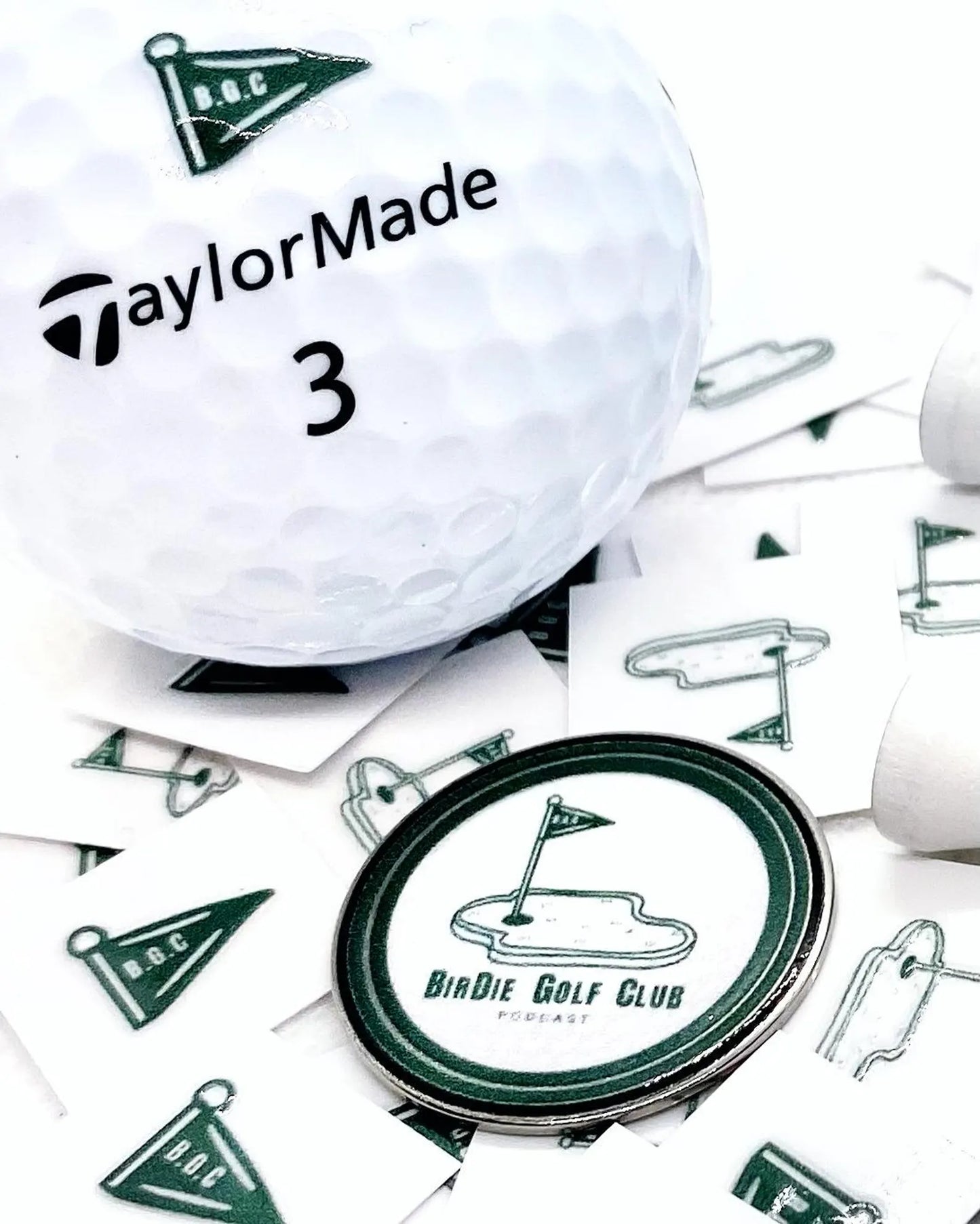 Personalised Golf Ball Marker Gift Set