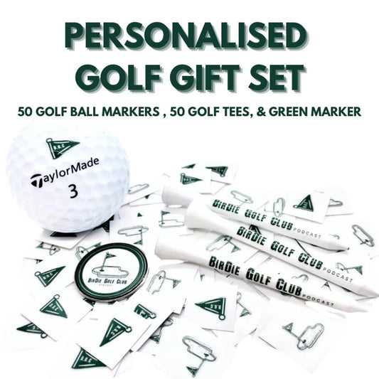 Personalised Golf Ball Marker Gift Set