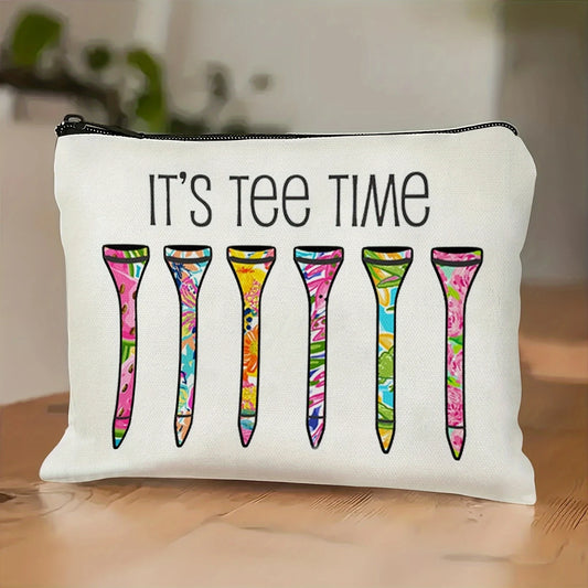 Personalized Golf Bag for Girls - "It's Tee Time" Design